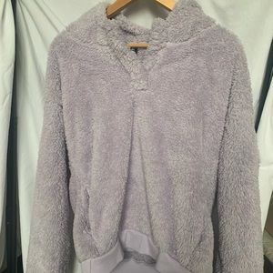 Fuzzy Purple Sweatshirt